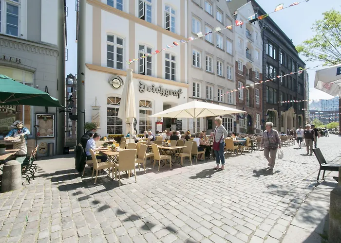 Appartements in der historischen Deichstrasse contactless Check in Hamburg